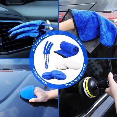26pcs Brush Set para limpieza de automóviles Kit de herramientas para interiores