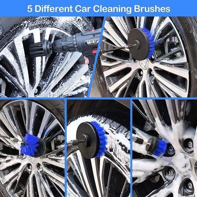 26pcs Brush Set para limpieza de automóviles Kit de herramientas para interiores