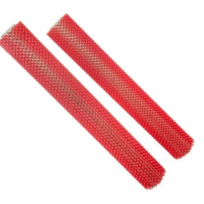 Brush de rodillos industriales de nylon cilíndrico para limpieza de cinta transportadora