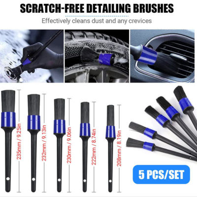 20pcs Fabricación de lavadora de plástico de lavadora de coches Kit de cepillo para lavar coches