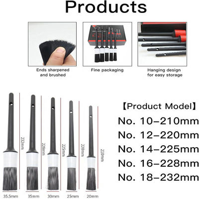Conjunto de limpieza de lavado de coches 16pcs Herramientas de limpieza de coches para el cuidado de la belleza del coche