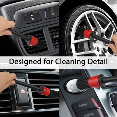 Venta caliente 5pcs Ultra suave PP Detalle de cepillo para el interior del coche Detalle