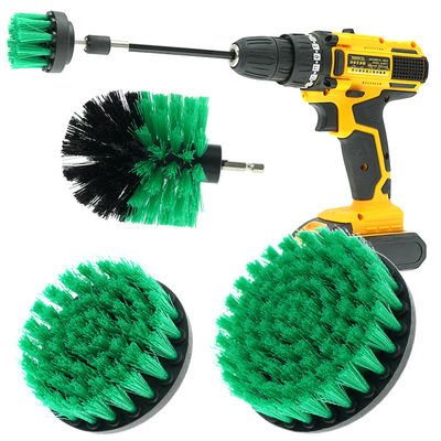 Kit de acoplamiento de brocha de brocha multicolor para limpieza de tapicería de bañera