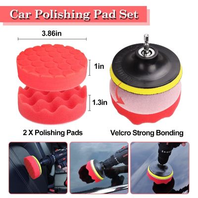 24 Pcs Car Detailing Brush Set Drill Soft Brushes Kit de lavado con gel de limpieza para el interior y el exterior