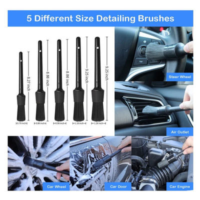 18 PCS cepillos para limpieza de ruedas de automóviles