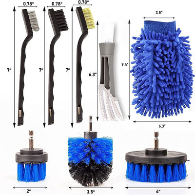 18 PCS cepillos para limpieza de ruedas de automóviles