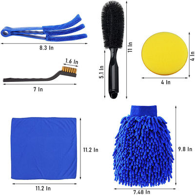 Precio de fábrica 15 PCS Pelo suave cepilla para limpiar las rejillas de ventilación
