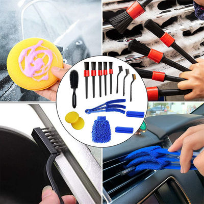 Precio de fábrica 15 PCS Cepillo de pelo suave para automóviles Limpieza detallada Herramientas automáticas para ventilación limpia