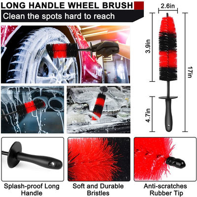 16Pcs cepilla de ruedas plegable para neumáticos de aleación de automóviles Detalles