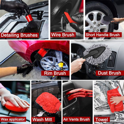 16Pcs cepilla de ruedas plegable para neumáticos de aleación de automóviles Detalles