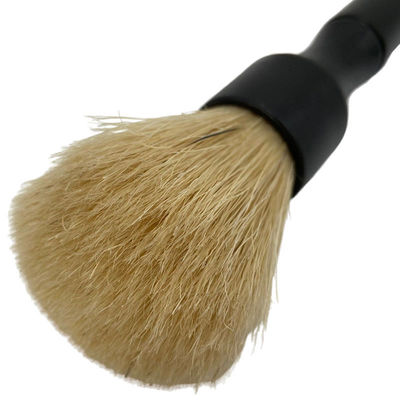 Cabello de jabalí natural servicio de coche detallado cepillo 2pcs