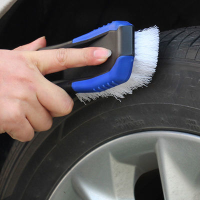 Brush de limpieza de llanta de ruedas de automóviles de microfibra para el servicio de llantas