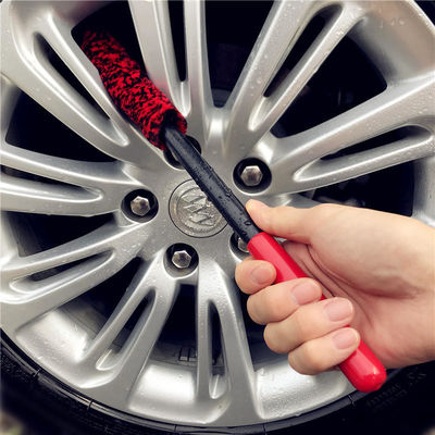 Cepillo de ruedas de microfibra superfina de limpieza de bordes de ruedas automáticas