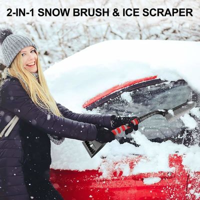 Cuchillo de nieve extraíble extensible Kit de raspador de hielo para parabrisas de automóviles