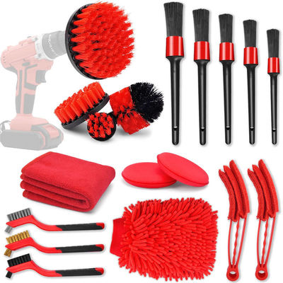 18PCS Car Detailing Spin Brush Kit Brush de maquillaje ODM