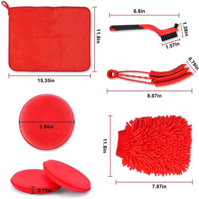 18PCS Car Detailing Spin Brush Kit Brush de maquillaje ODM