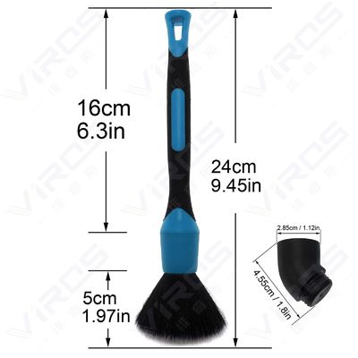 Brush de tapicería de automóviles de microfibra para limpieza interior