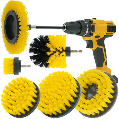 4 pulgadas de perforación eléctrica de limpieza del cepillo de conjunto suave de broche de broche de broche para el baño del piso