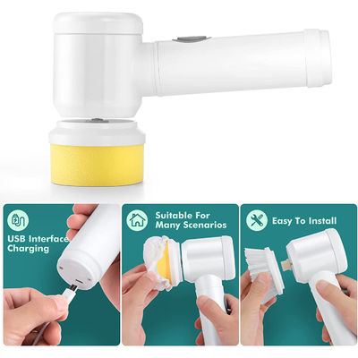 El cepillo de limpieza eléctrico de Nylon Power para azulejos de baño 800mAh
