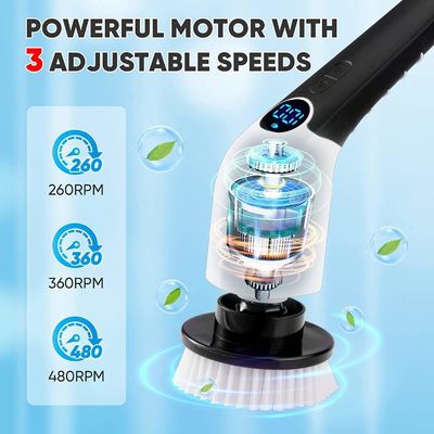 Pulidora de pisos OEM LiIon Cepilla de limpieza eléctrica Turbo Scrubber para el hogar