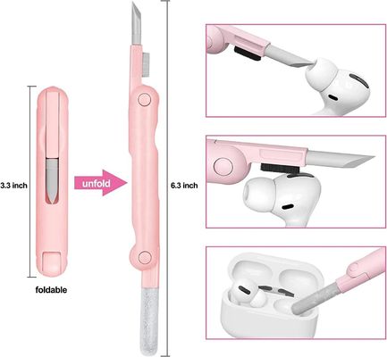 7 en 1 Kit de plumas de pincel para limpieza de teclado de computadora portátil