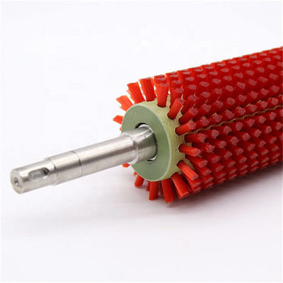 Brush de rodillo de cilindro de nylon industrial rotativo personalizado