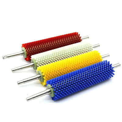 Brush de rodillo de cilindro de nylon industrial rotativo personalizado
