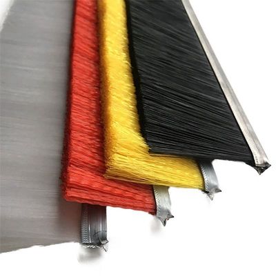 Acero de alambre de caballo de pelo de tira de cepillo anti electrostático para transportador