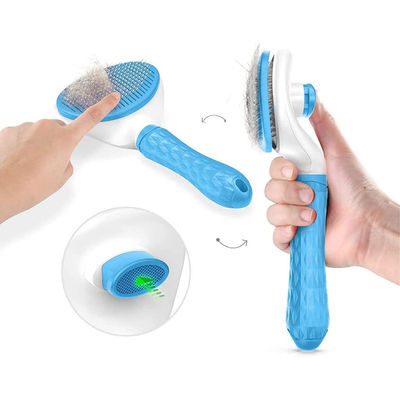 Antibacterial Borracha de limpieza de PET más suave Mascotas autolimpia para el cabello del perro