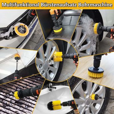 7 piezas de perforación cepillos Power Scrubber Limpieza para las llantas del coche cocina