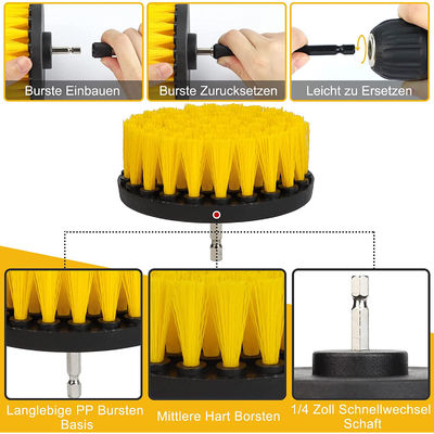 7 piezas de perforación cepillos Power Scrubber Limpieza para las llantas del coche cocina