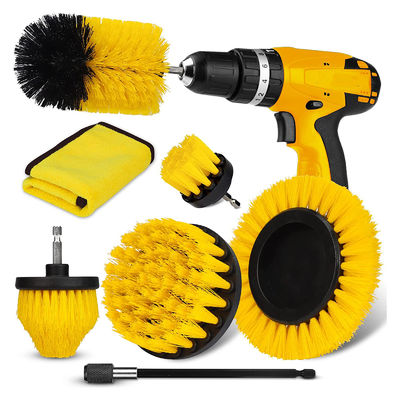 7 piezas de perforación cepillos Power Scrubber Limpieza para las llantas del coche cocina