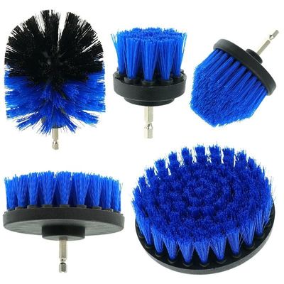 5pcs Herramientas de limpieza para el hogar Kit de limpieza de automóviles Detallado taladro de cepillo para limpieza de alfombras