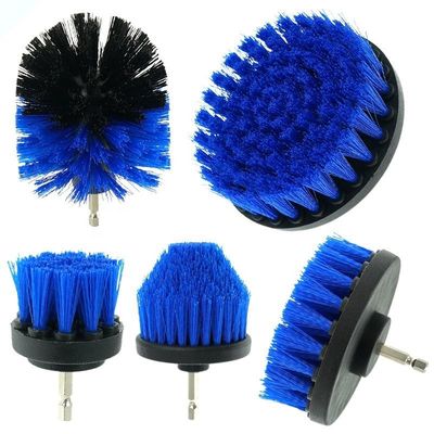 5pcs Herramientas de limpieza para el hogar Kit de limpieza de automóviles Detallado taladro de cepillo para limpieza de alfombras