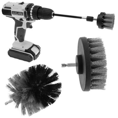 4pcs Excavadora eléctrica con pincel de limpieza