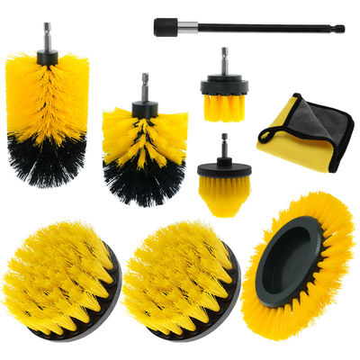 Amarillo Efectivo de limpieza taladro de pincel de conexión de alta potencia de limpieza