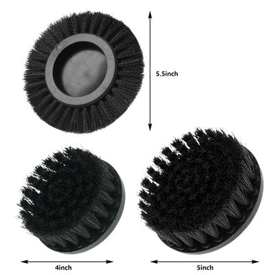 Conjunto de pinceles de perforación eléctrica de color negro el pincel más duro con 3pcs