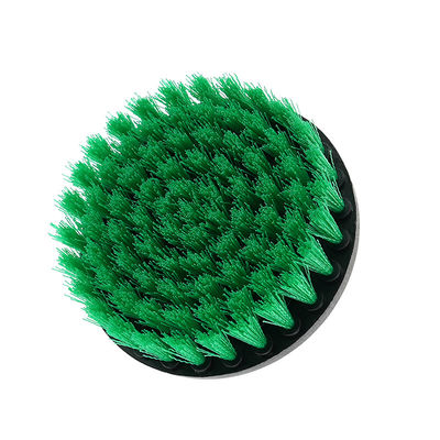 5 pulgadas de color verde taladro de pincel para limpiar varias superficies