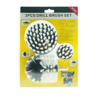 PP 2/3.5/4 pulgadas Pincela de color blanco Scrubber Perforación Conectores de energía