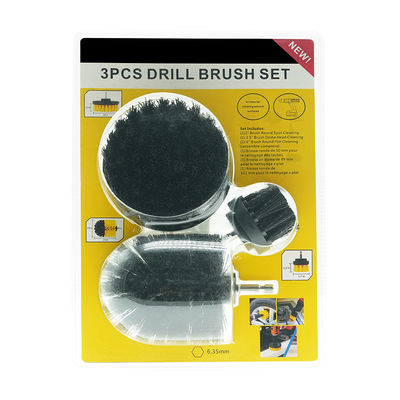 Sustentable 2/3.5/4 pulgadas de color negro de pincel de la limpieza de perforación de la energía de los accesorios
