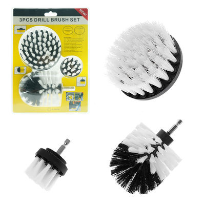 Apego de energía de perforación con cepillo de color blanco con cepillo suave