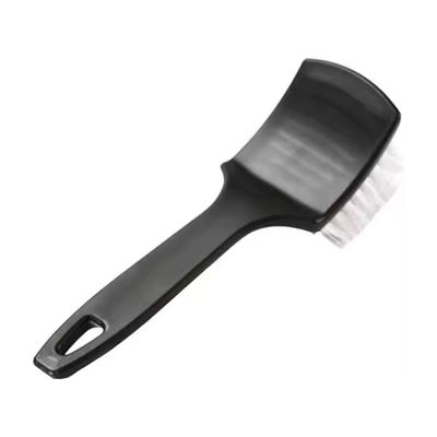 Cepillo de detalles de automóviles de uso múltiple de color blanco con diseño ergonómico