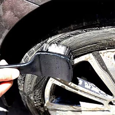 Pincela de ruedas de neumáticos de automóviles y ruedas de limpieza de tejidos