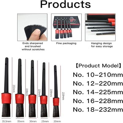 5pcs de cepillo de limpieza para material Pp y fácil limpieza