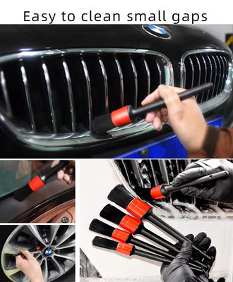Cepillo de detalle para coche 5 Pack Auto Negro Cepillo de detalle