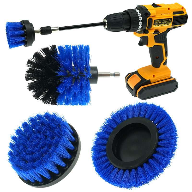 Kit de pincel de exfoliación eléctrica 5packs para azulejos de ducha