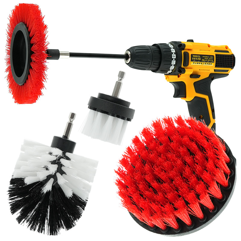 5pcs Kit de excavadora de perforación para limpieza de azulejos de alfombra de cocina