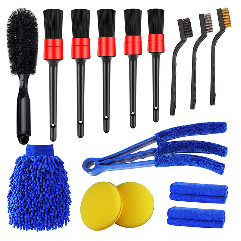Precio de fábrica 15 PCS Pelo suave cepilla para limpiar las rejillas de ventilación