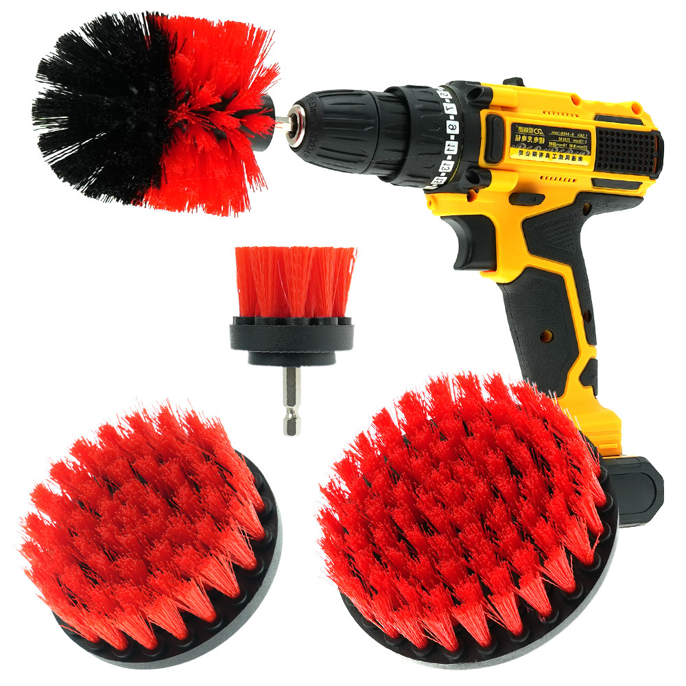 Brush set para limpieza de perforación 4 piezas Brushes eléctricos para limpieza doméstica