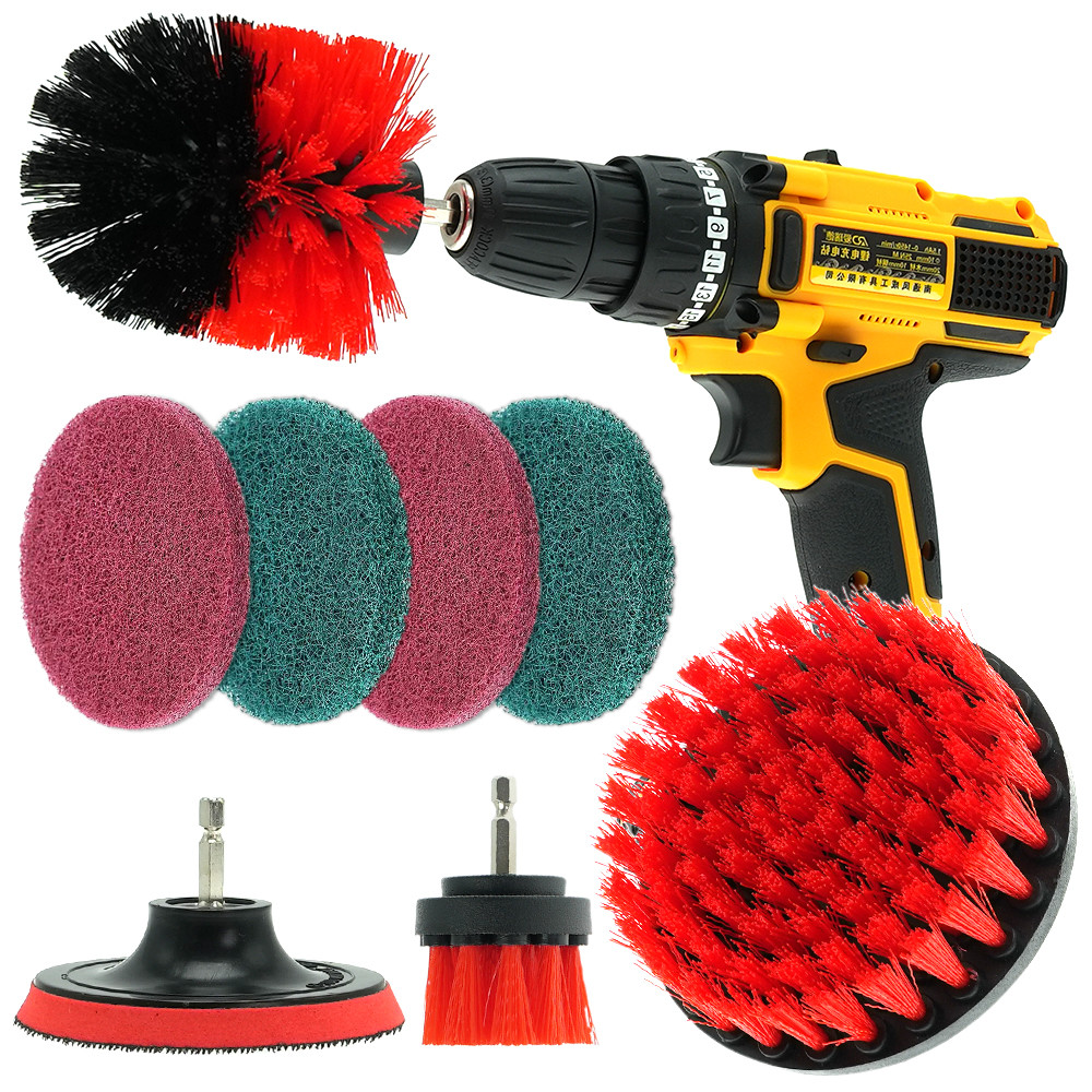 Pad de limpieza de perforación de pincel 2 pulgadas para limpieza de auto baño